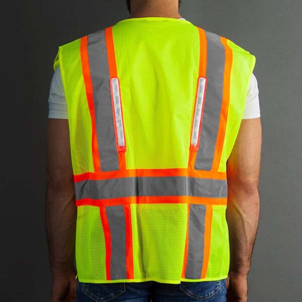 Hi-Vis LED Mesh Break-Away Vest (Class 2) - Image 2