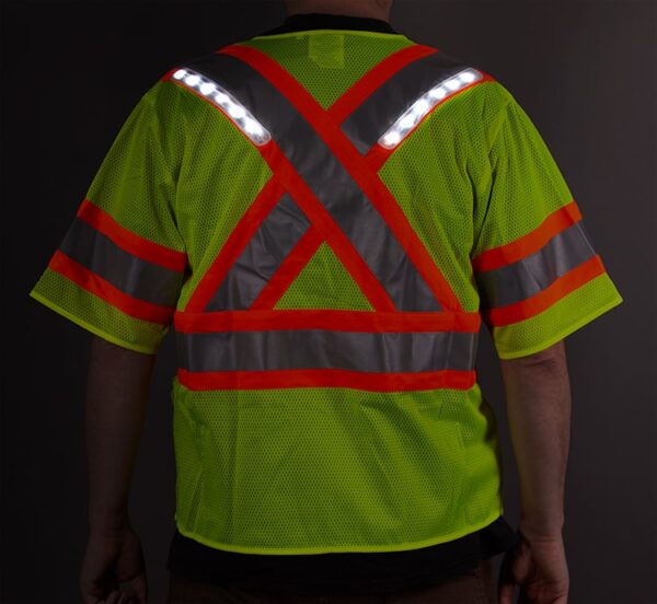 Hi-Vis LED Safety Vest – Canadian Style (Class 3) - Image 4