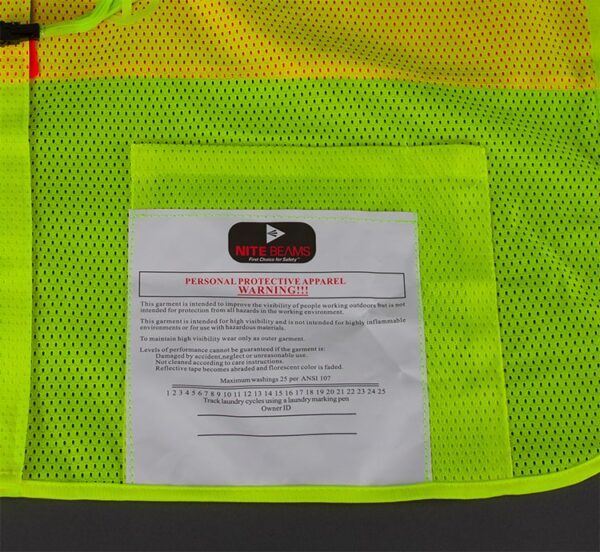 Hi Vis LED Safety Vest – Class 3 - Image 6